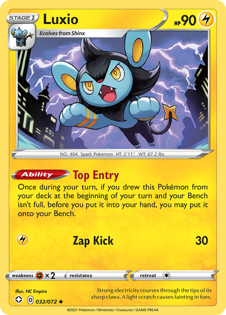 Luxio (032/072) [Sword & Shield: Shining Fates] - Card Brawlers | Quebec | Canada | Yu-Gi-Oh!