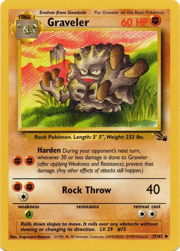 Graveler (37/62) [Fossil Unlimited] - Card Brawlers | Quebec | Canada | Yu-Gi-Oh!