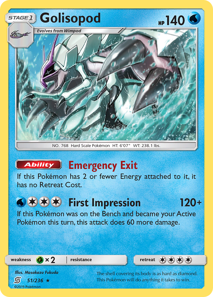 Golisopod (51/236) [Sun & Moon: Unified Minds] - Card Brawlers | Quebec | Canada | Yu-Gi-Oh!