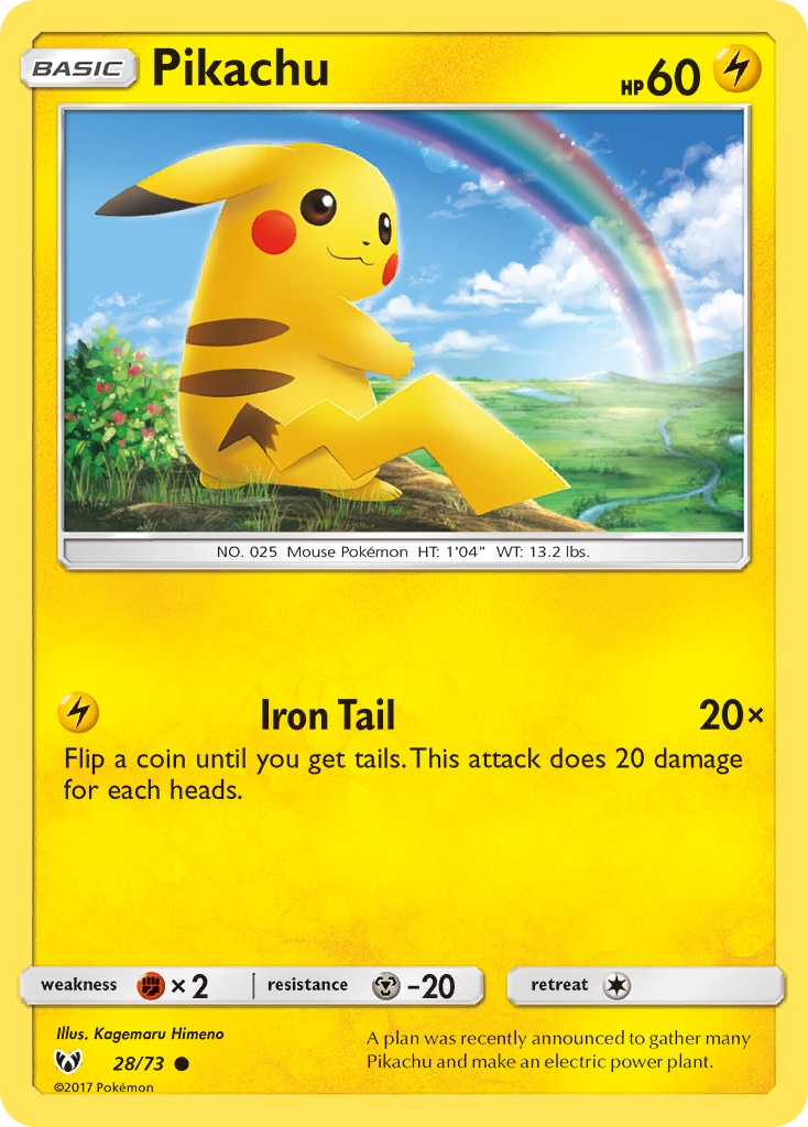 Pikachu (28/73) [Sun & Moon: Shining Legends] - Card Brawlers | Quebec | Canada | Yu-Gi-Oh!
