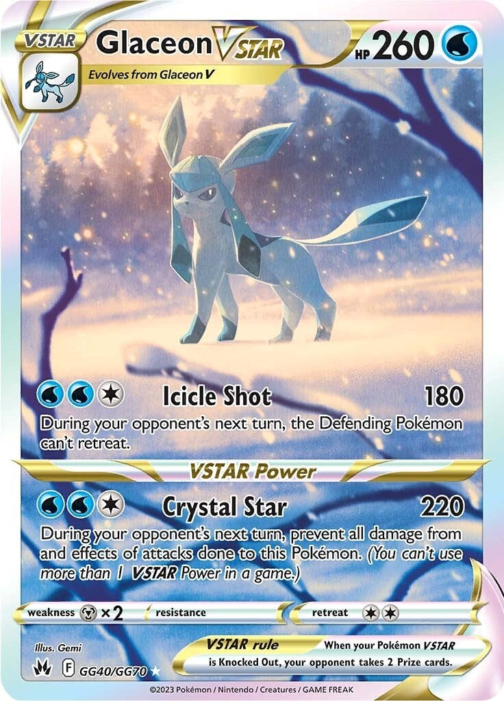 Glaceon VSTAR (GG40/GG70) [Sword & Shield: Crown Zenith] - Card Brawlers | Quebec | Canada | Yu-Gi-Oh!