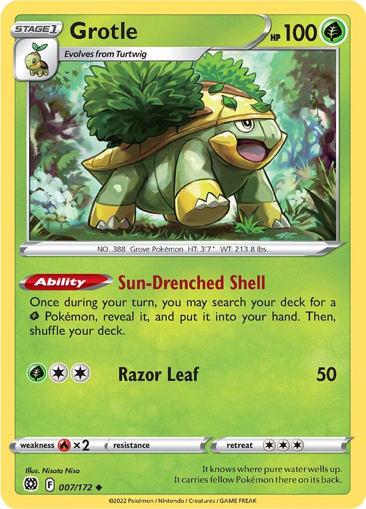 Grotle (007/172) [Sword & Shield: Brilliant Stars] - Card Brawlers | Quebec | Canada | Yu-Gi-Oh!