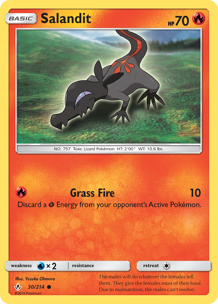 Salandit (30/214) [Sun & Moon: Unbroken Bonds] - Card Brawlers | Quebec | Canada | Yu-Gi-Oh!