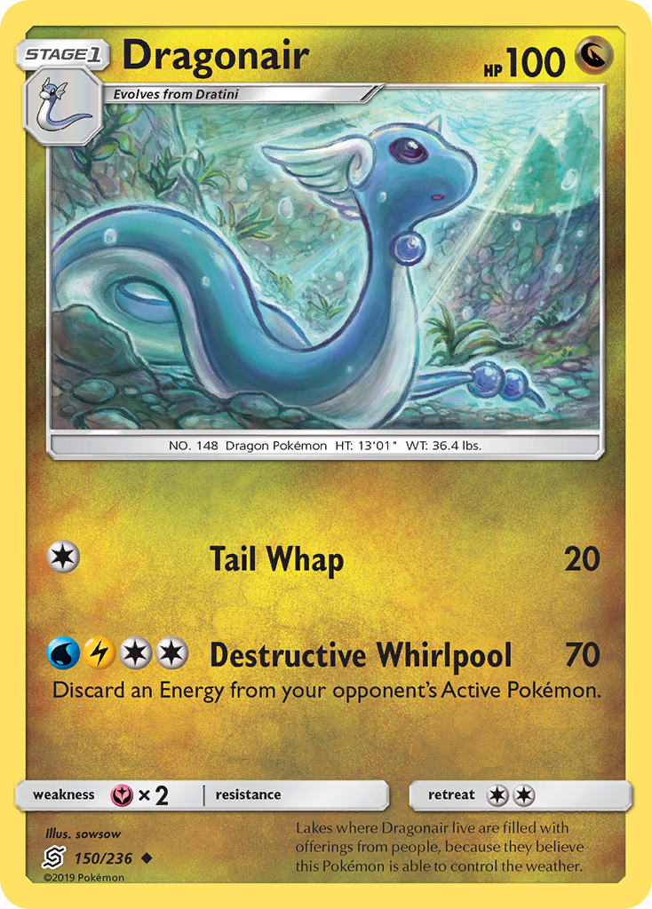 Dragonair (150/236) [Sun & Moon: Unified Minds] - Card Brawlers | Quebec | Canada | Yu-Gi-Oh!