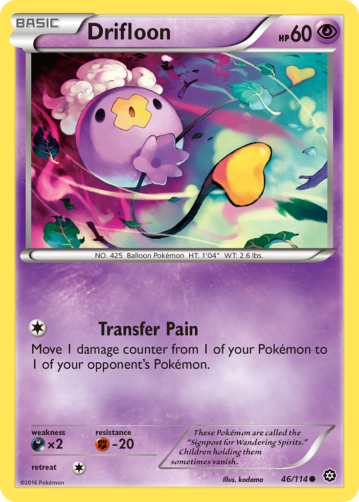 Drifloon (46/114) [XY: Steam Siege] - Card Brawlers | Quebec | Canada | Yu-Gi-Oh!