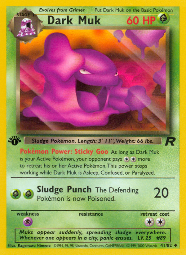 Dark Muk (41/82) [Team Rocket 1st Edition] - Card Brawlers | Quebec | Canada | Yu-Gi-Oh!