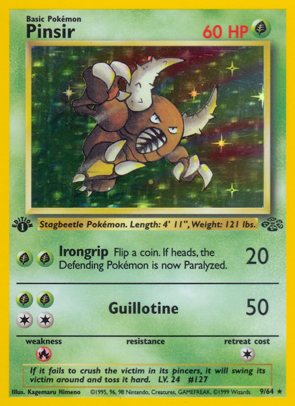 Pinsir (9/64) [Jungle 1st Edition] - Card Brawlers | Quebec | Canada | Yu-Gi-Oh!