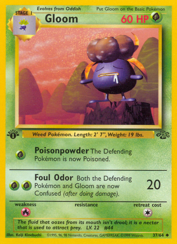 Gloom (37/64) [Jungle 1st Edition] - Card Brawlers | Quebec | Canada | Yu-Gi-Oh!