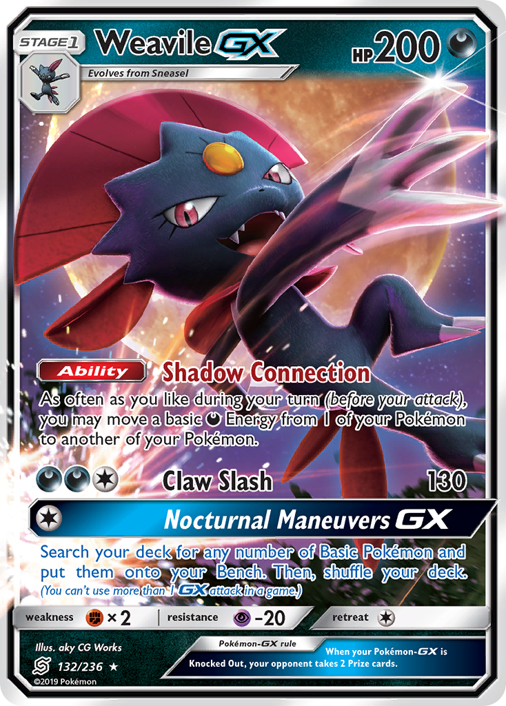 Weavile GX (132/236) [Sun & Moon: Unified Minds] - Card Brawlers | Quebec | Canada | Yu-Gi-Oh!