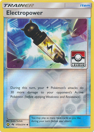 Electropower (172a/214) (League Promo) [Sun & Moon: Lost Thunder] - Card Brawlers | Quebec | Canada | Yu-Gi-Oh!
