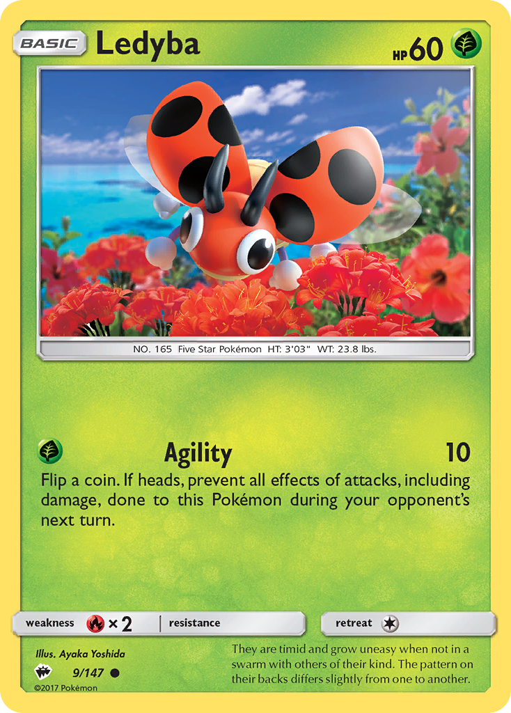 Ledyba (9/147) [Sun & Moon: Burning Shadows] - Card Brawlers | Quebec | Canada | Yu-Gi-Oh!