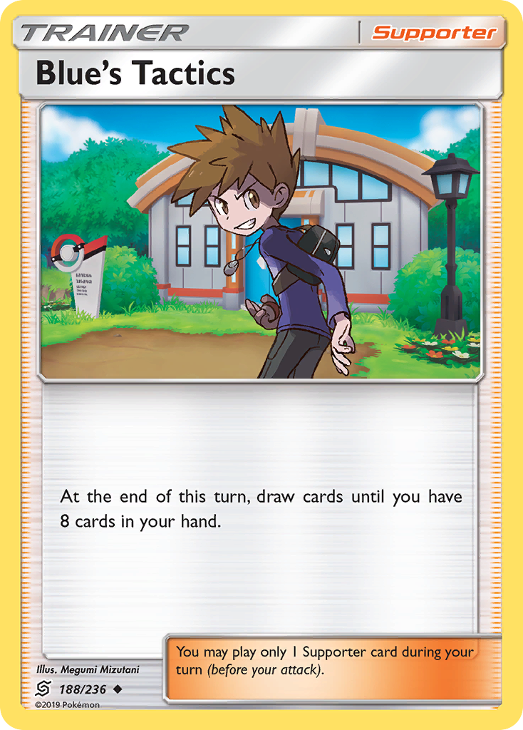 Blue's Tactics (188/236) [Sun & Moon: Unified Minds] - Card Brawlers | Quebec | Canada | Yu-Gi-Oh!