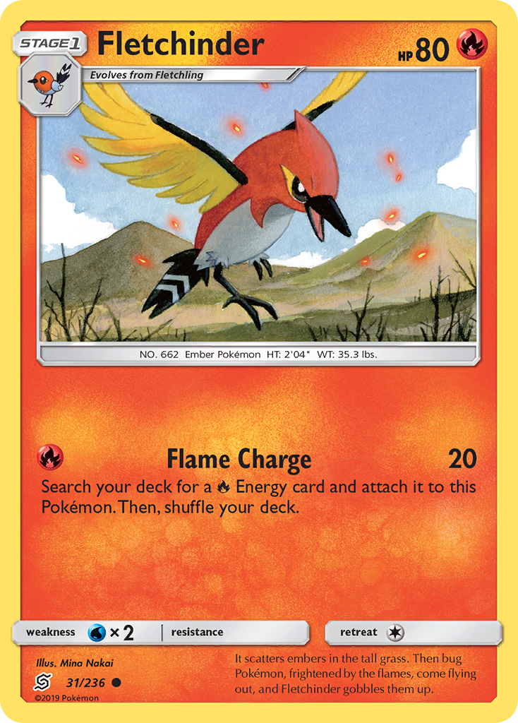 Fletchinder (31/236) [Sun & Moon: Unified Minds] - Card Brawlers | Quebec | Canada | Yu-Gi-Oh!