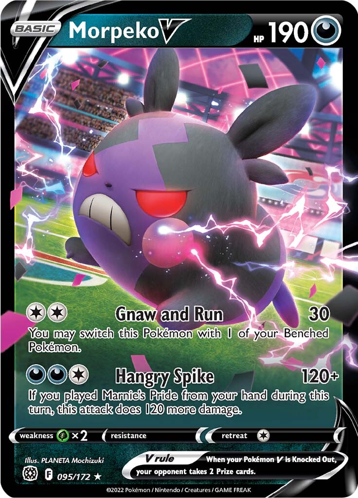 Morpeko V (095/172) [Sword & Shield: Brilliant Stars] - Card Brawlers | Quebec | Canada | Yu-Gi-Oh!