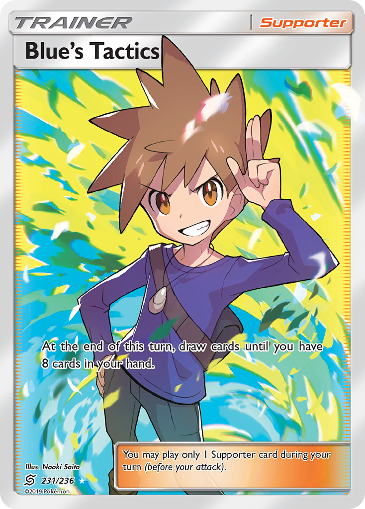 Blue's Tactics (231/236) [Sun & Moon: Unified Minds] - Card Brawlers | Quebec | Canada | Yu-Gi-Oh!