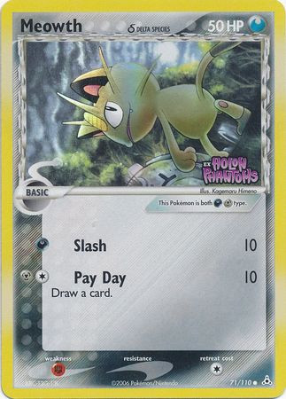 Meowth (71/110) (Delta Species) (Stamped) [EX: Holon Phantoms] - Card Brawlers | Quebec | Canada | Yu-Gi-Oh!