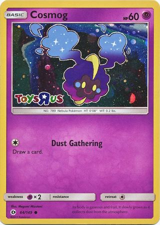 Cosmog (64/149) (Toys R Us Promo) [Sun & Moon: Base Set] - Card Brawlers | Quebec | Canada | Yu-Gi-Oh!