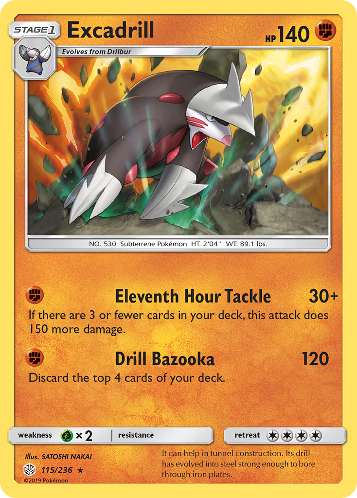 Excadrill (115/236) [Sun & Moon: Cosmic Eclipse] - Card Brawlers | Quebec | Canada | Yu-Gi-Oh!