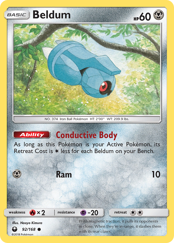 Beldum (92/168) [Sun & Moon: Celestial Storm] - Card Brawlers | Quebec | Canada | Yu-Gi-Oh!