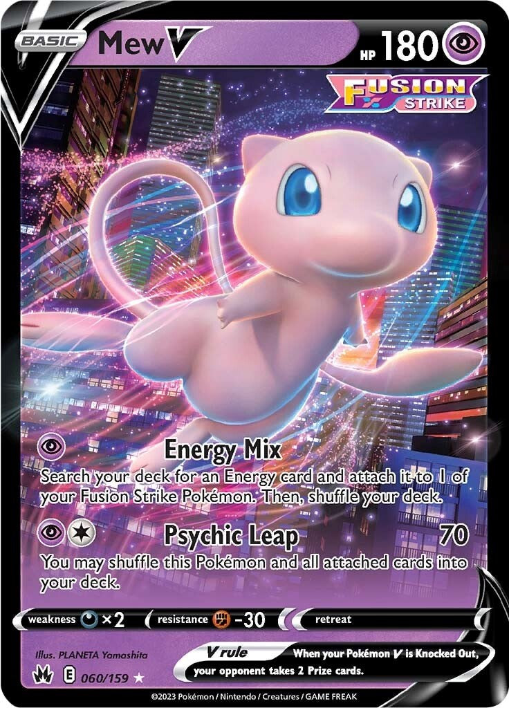 Mew V (060/159) [Sword & Shield: Crown Zenith] - Card Brawlers | Quebec | Canada | Yu-Gi-Oh!