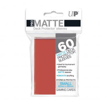 60ct Pro-Matte Red Small Deck Protectors - Card Brawlers | Quebec | Canada | Yu-Gi-Oh!