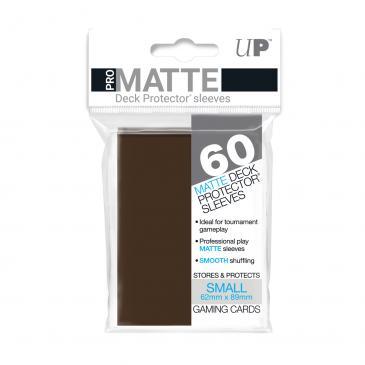 60ct Pro-Matte Brown Small Deck Protectors - Card Brawlers | Quebec | Canada | Yu-Gi-Oh!