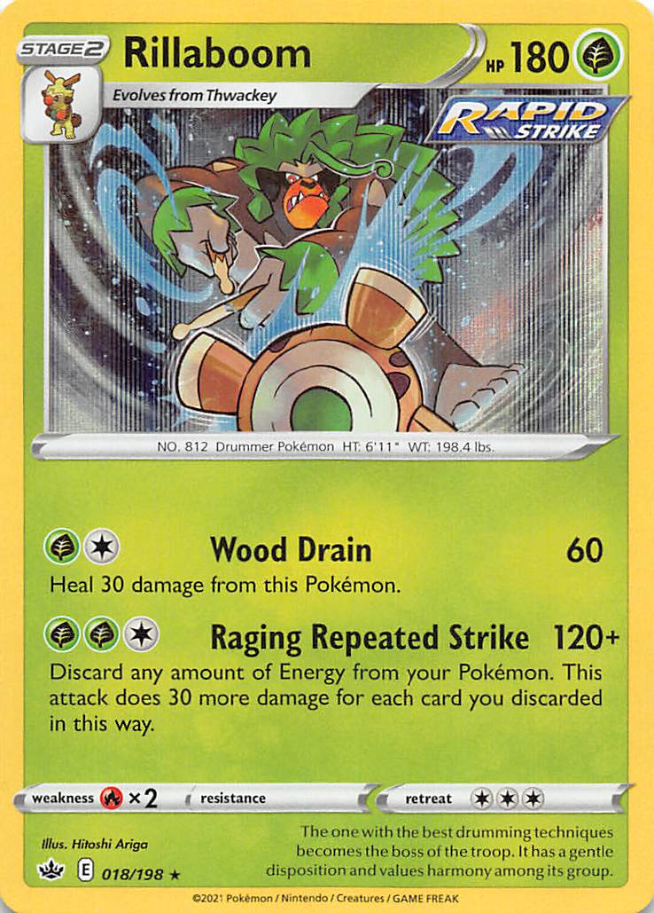Rillaboom (018/198) [Sword & Shield: Chilling Reign] - Card Brawlers | Quebec | Canada | Yu-Gi-Oh!