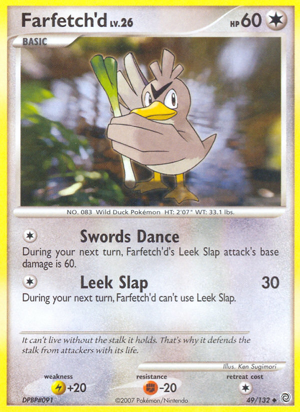 Farfetch'd (49/132) [Diamond & Pearl: Secret Wonders] - Card Brawlers | Quebec | Canada | Yu-Gi-Oh!