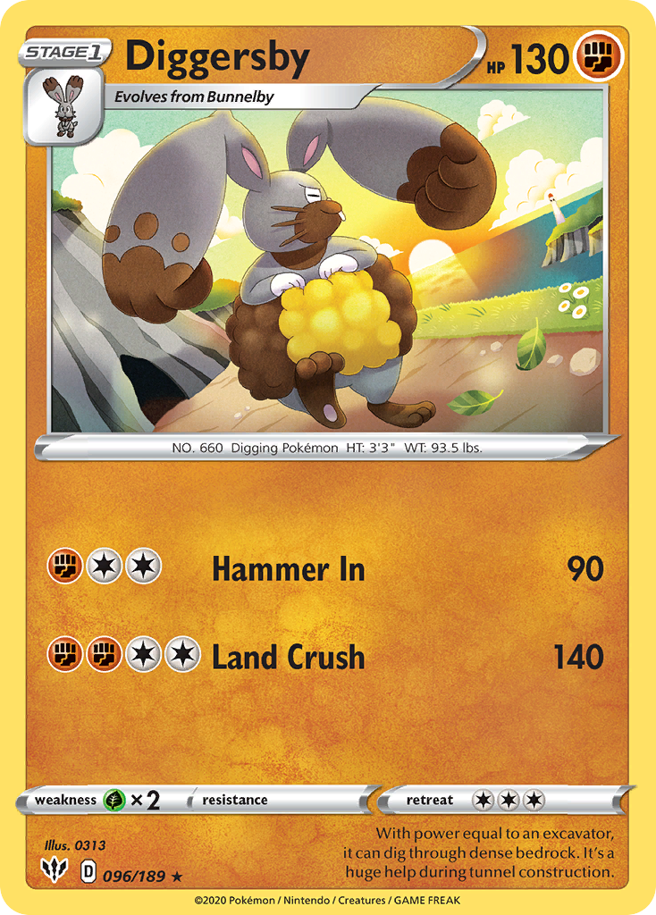 Diggersby (096/189) [Sword & Shield: Darkness Ablaze] - Card Brawlers | Quebec | Canada | Yu-Gi-Oh!
