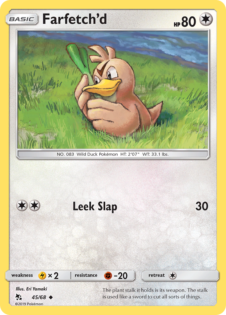 Farfetch'd (45/68) [Sun & Moon: Hidden Fates] - Card Brawlers | Quebec | Canada | Yu-Gi-Oh!