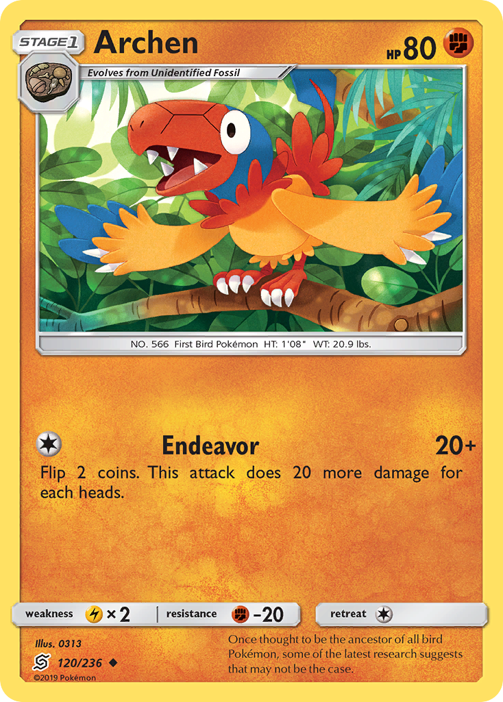 Archen (120/236) [Sun & Moon: Unified Minds] - Card Brawlers | Quebec | Canada | Yu-Gi-Oh!
