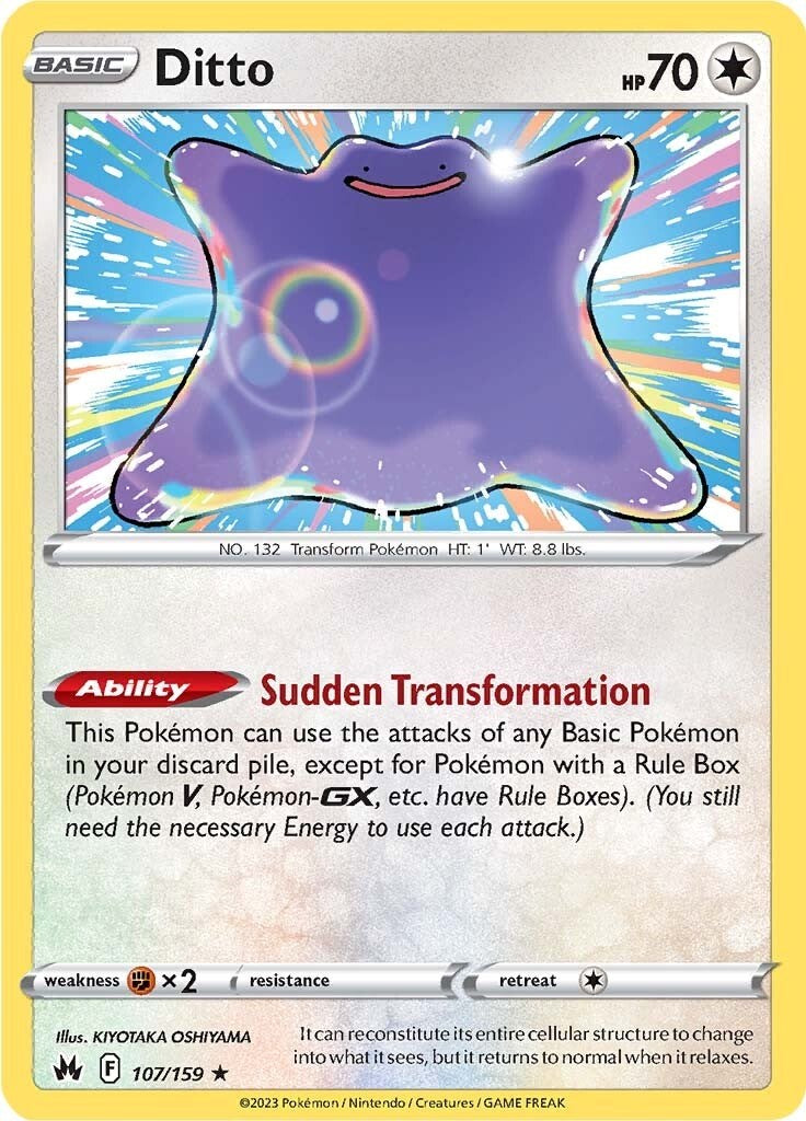 Ditto (107/159) [Sword & Shield: Crown Zenith] - Card Brawlers | Quebec | Canada | Yu-Gi-Oh!