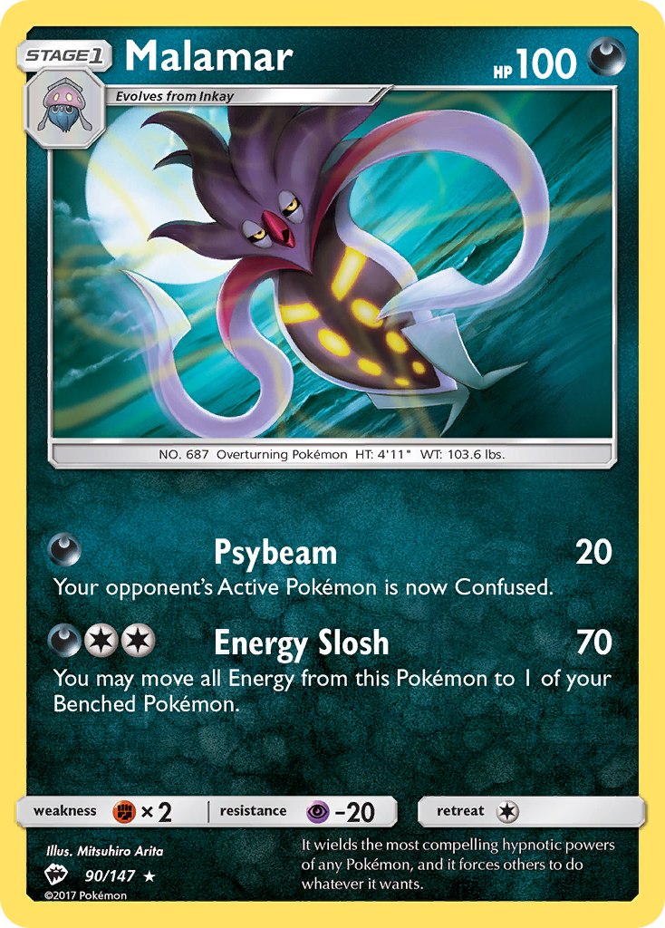 Malamar (90/147) [Sun & Moon: Burning Shadows] - Card Brawlers | Quebec | Canada | Yu-Gi-Oh!