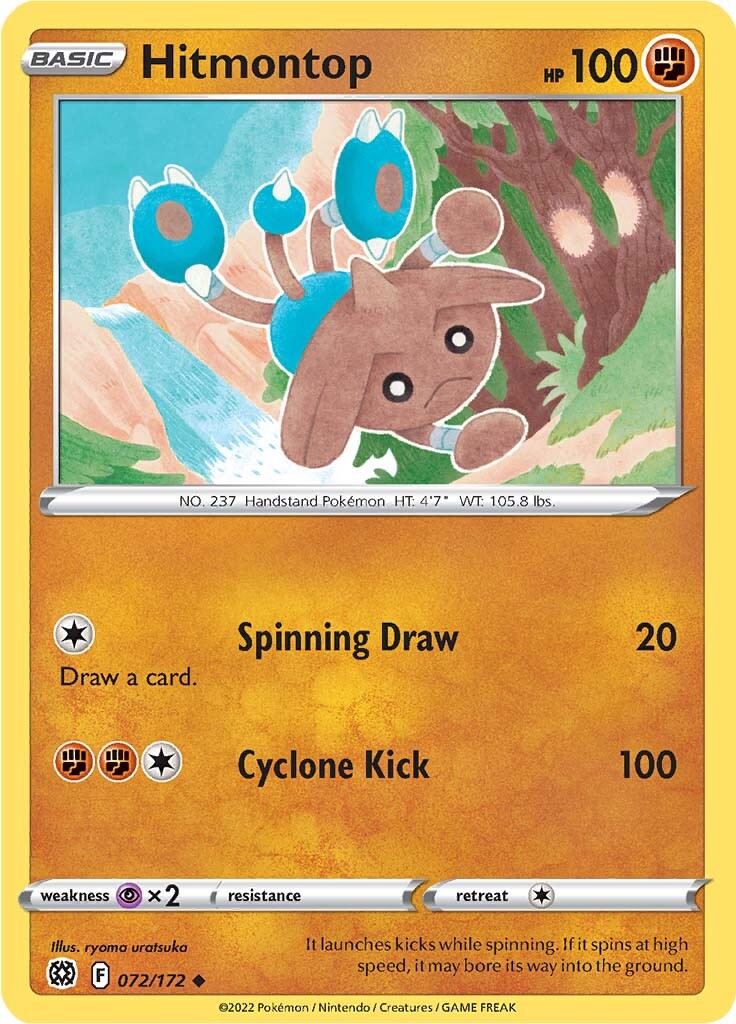 Hitmontop (072/172) [Sword & Shield: Brilliant Stars] - Card Brawlers | Quebec | Canada | Yu-Gi-Oh!