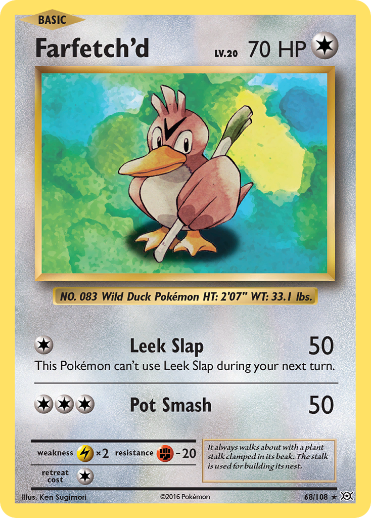 Farfetch'd (68/108) [XY: Evolutions] - Card Brawlers | Quebec | Canada | Yu-Gi-Oh!