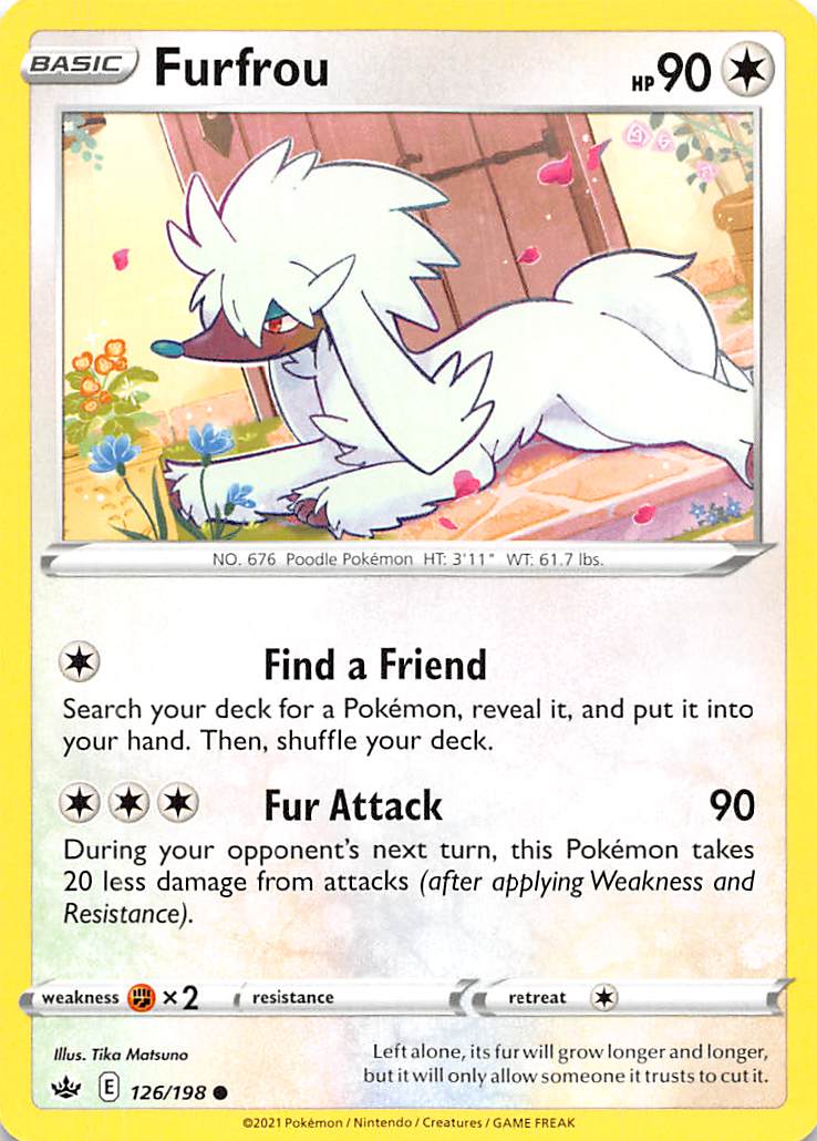 Furfrou (126/198) [Sword & Shield: Chilling Reign] - Card Brawlers | Quebec | Canada | Yu-Gi-Oh!