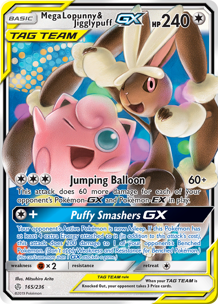 Mega Lopunny & Jigglypuff GX (165/236) [Sun & Moon: Cosmic Eclipse] - Card Brawlers | Quebec | Canada | Yu-Gi-Oh!