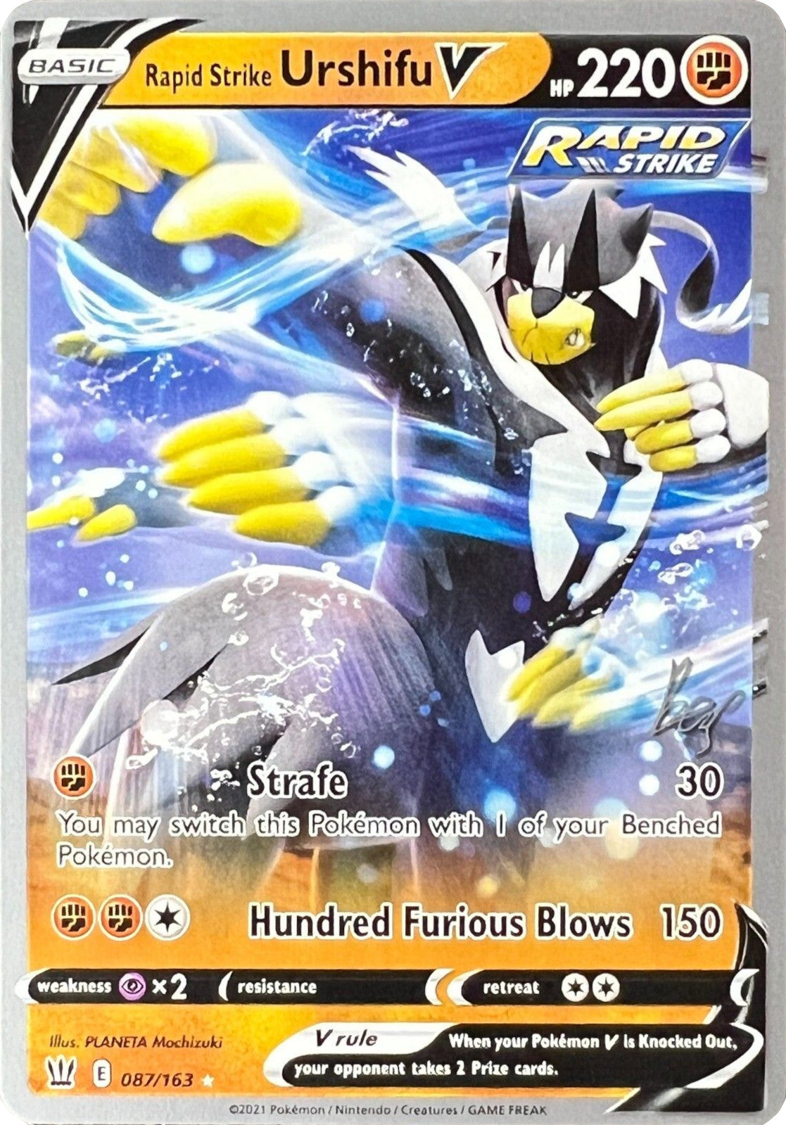 Rapid Strike Urshifu V (087/163) (Cheryl Again - Sebastian Lashmet) [World Championships 2022] - Card Brawlers | Quebec | Canada | Yu-Gi-Oh!