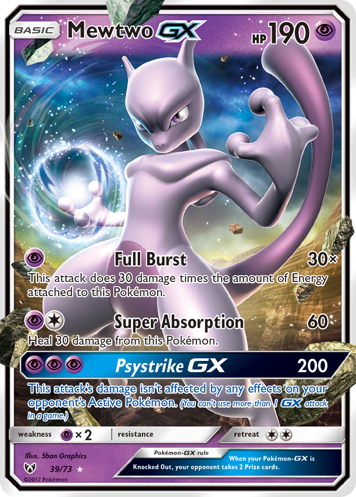 Mewtwo GX (39/73) [Sun & Moon: Shining Legends] - Card Brawlers | Quebec | Canada | Yu-Gi-Oh!