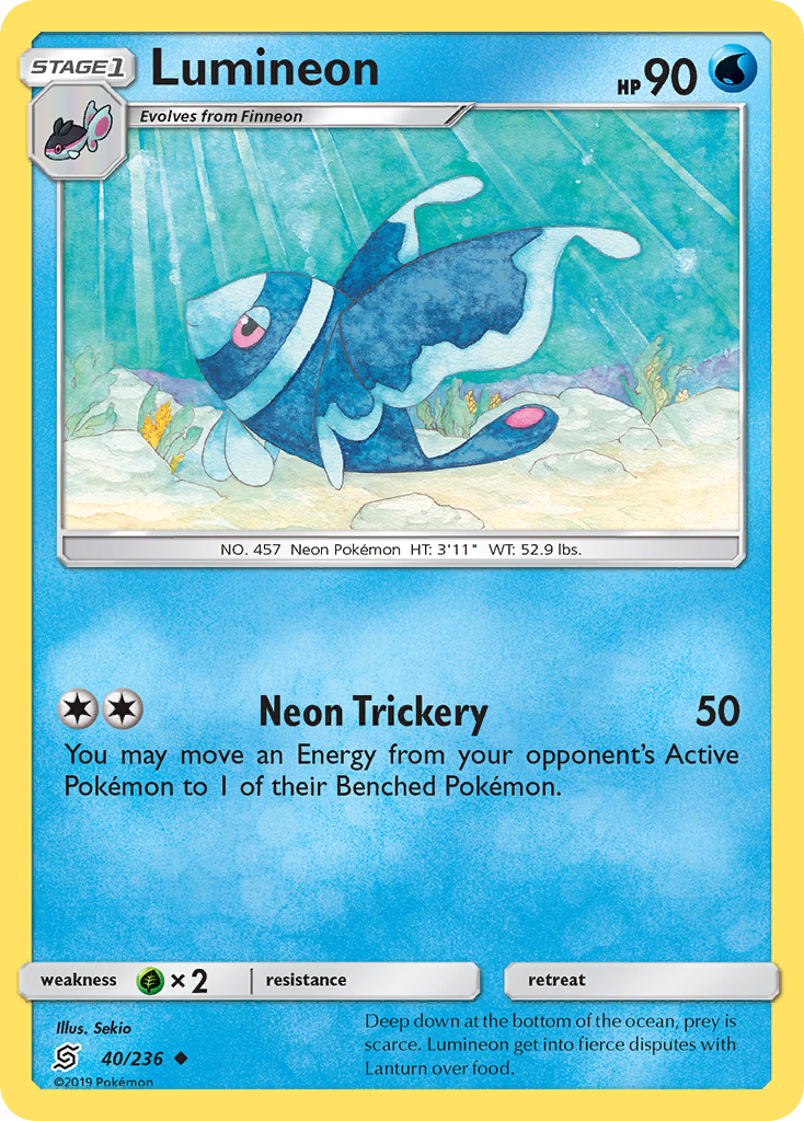 Lumineon (40/236) [Sun & Moon: Unified Minds] - Card Brawlers | Quebec | Canada | Yu-Gi-Oh!