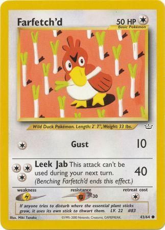 Farfetch'd (43/64) [Neo Revelation Unlimited] - Card Brawlers | Quebec | Canada | Yu-Gi-Oh!