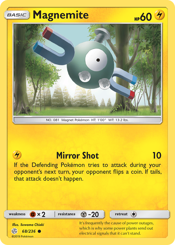 Magnemite (68/236) [Sun & Moon: Cosmic Eclipse] - Card Brawlers | Quebec | Canada | Yu-Gi-Oh!