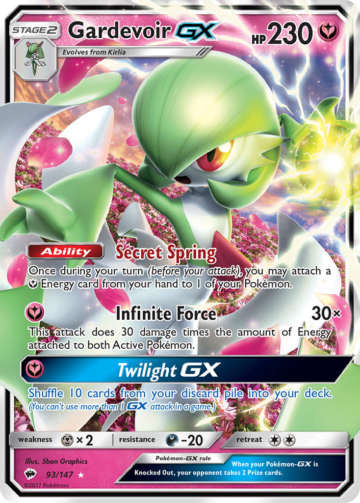 Gardevoir GX (93/147) [Sun & Moon: Burning Shadows] - Card Brawlers | Quebec | Canada | Yu-Gi-Oh!