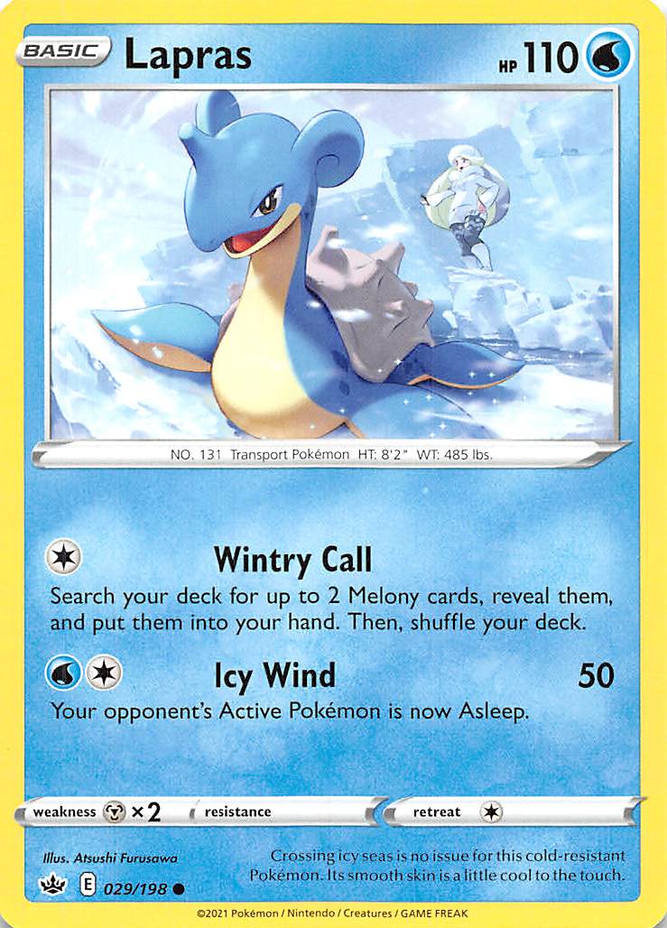 Lapras (029/198) [Sword & Shield: Chilling Reign] - Card Brawlers | Quebec | Canada | Yu-Gi-Oh!