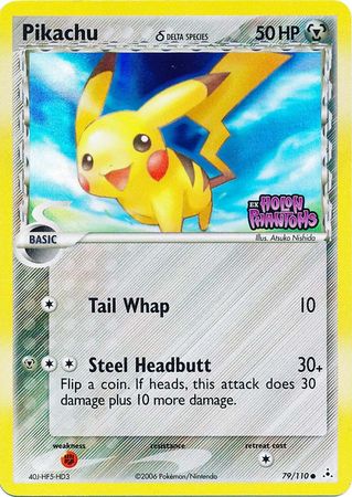 Pikachu (79/110) (Delta Species) (Stamped) [EX: Holon Phantoms] - Card Brawlers | Quebec | Canada | Yu-Gi-Oh!