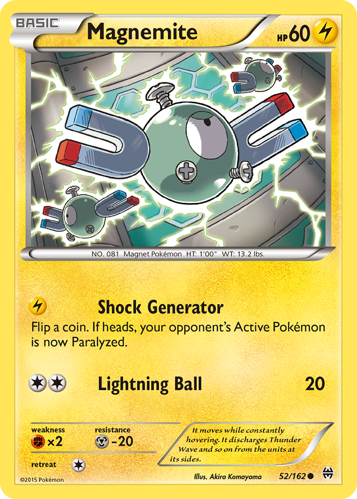 Magnemite (52/162) [XY: BREAKthrough] - Card Brawlers | Quebec | Canada | Yu-Gi-Oh!