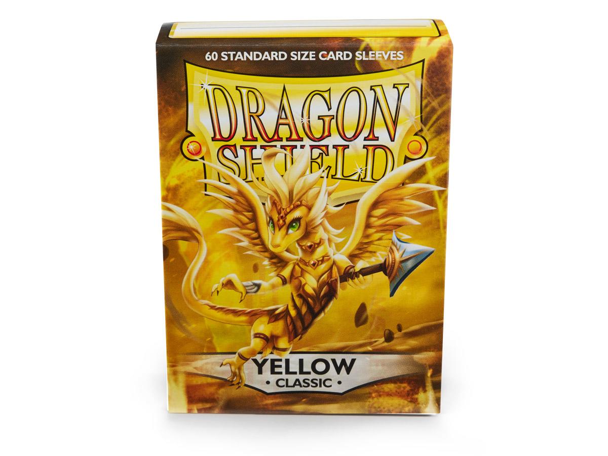 Dragon Shield Classic Sleeve - Yellow ‘Dorna’ 60ct - Card Brawlers | Quebec | Canada | Yu-Gi-Oh!