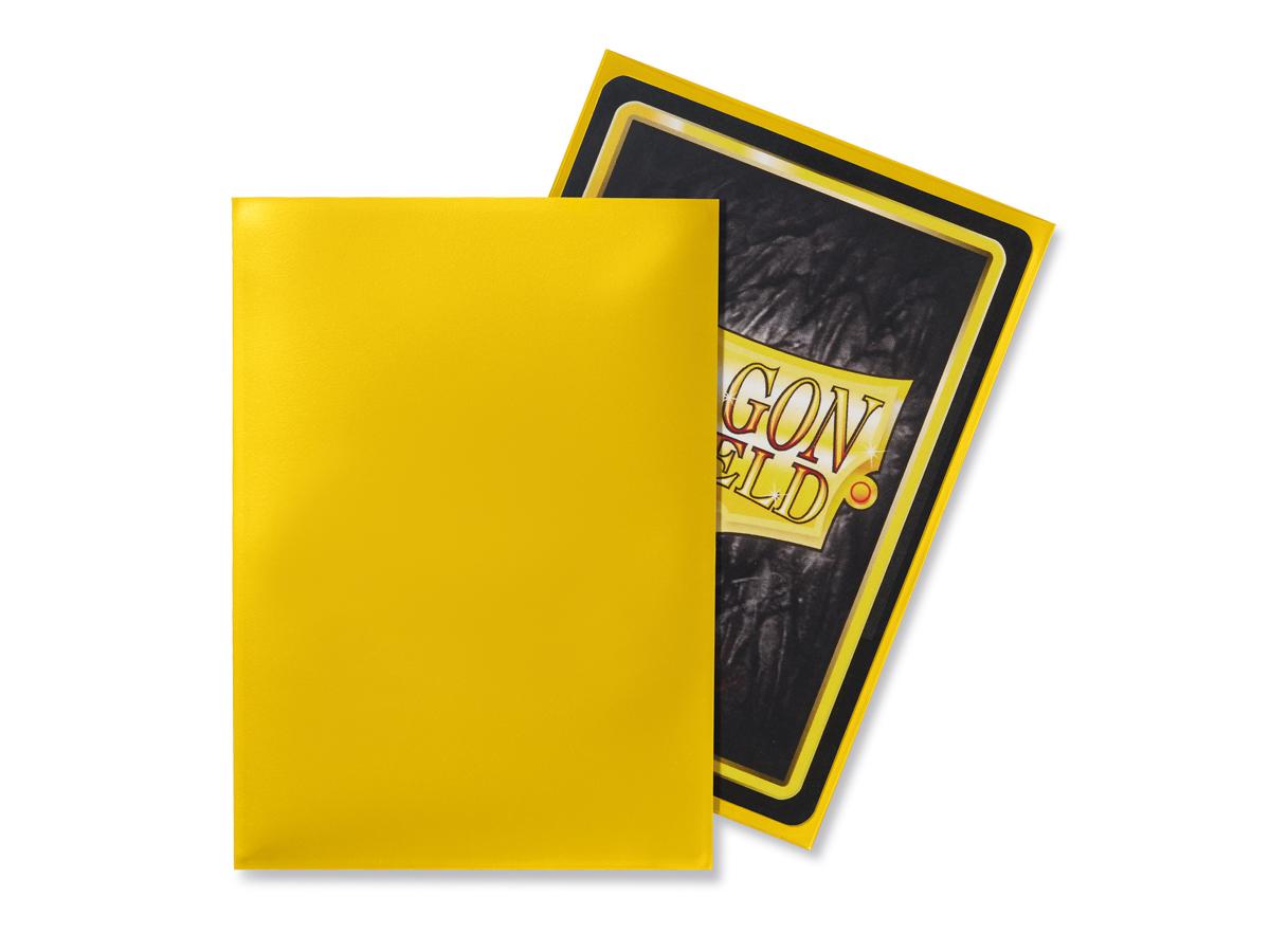 Dragon Shield Classic Sleeve - Yellow ‘Dorna’ 60ct - Card Brawlers | Quebec | Canada | Yu-Gi-Oh!