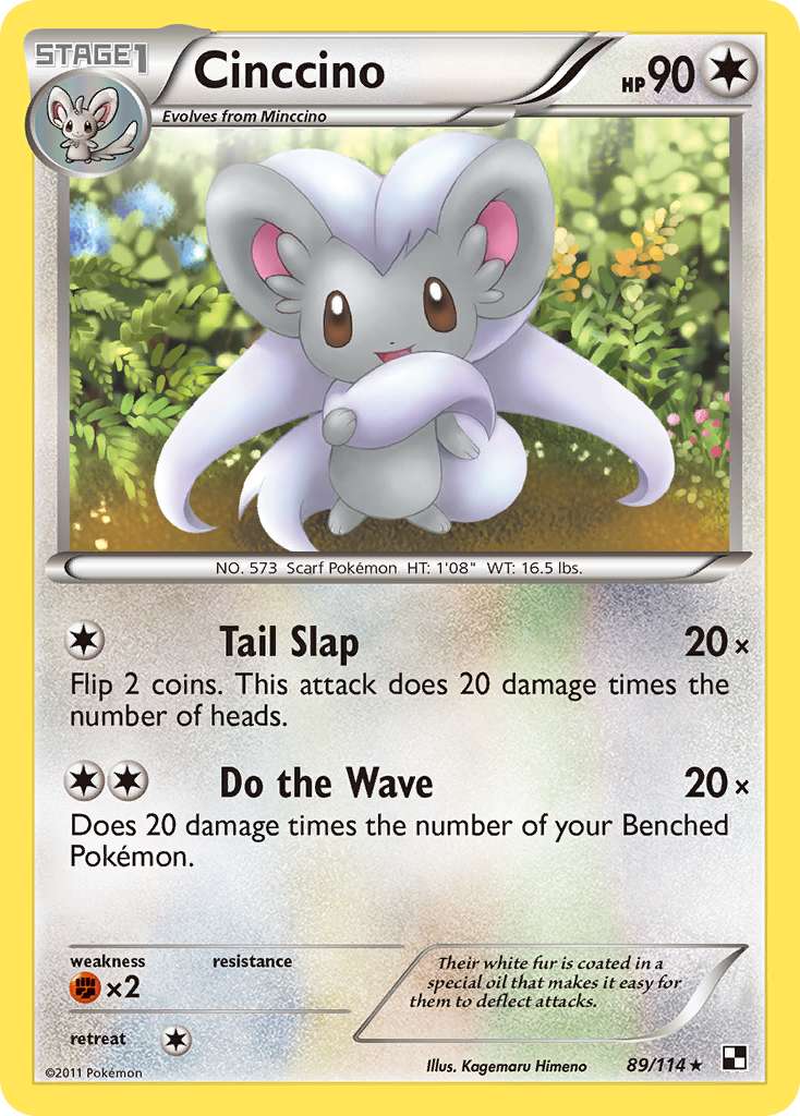 Cinccino (89/114) [Black & White: Base Set] - Card Brawlers | Quebec | Canada | Yu-Gi-Oh!