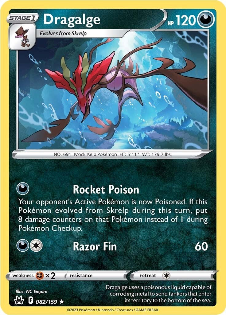 Dragalge (082/159) [Sword & Shield: Crown Zenith] - Card Brawlers | Quebec | Canada | Yu-Gi-Oh!